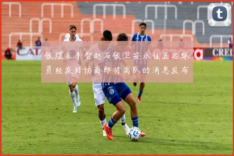 张煜东李智赵石张卫安永佳五名球员经友好协商即将离队的消息发布